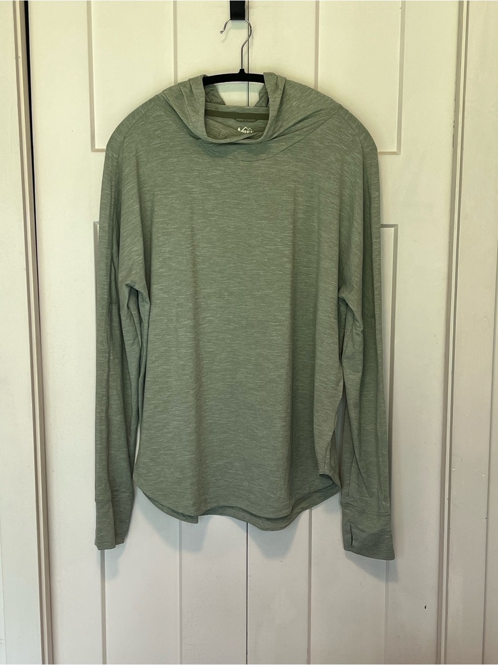 REI Harvest Sage Heather Sahara Shade Hoodie Sz 1X NWOT